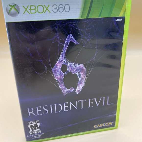 Resident Evil 6 (Microsoft Xbox 360, 2012) 2 Disc No Manual. - Picture 1 of 4